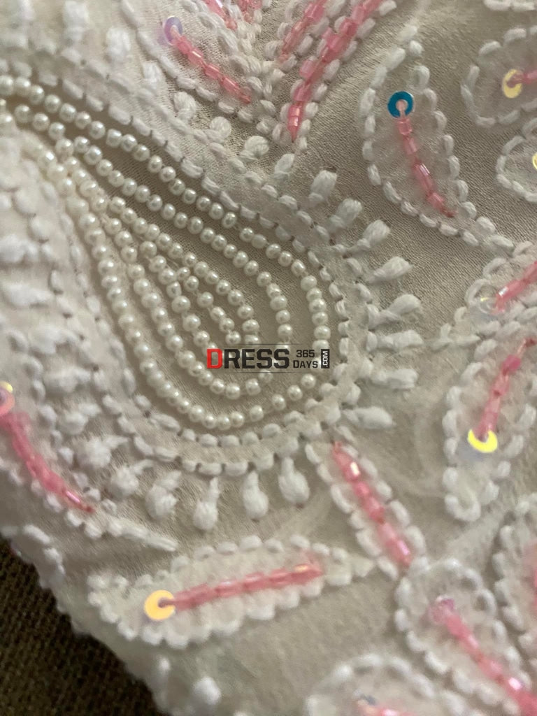 Designer Pearl Chikankari Suit Suits