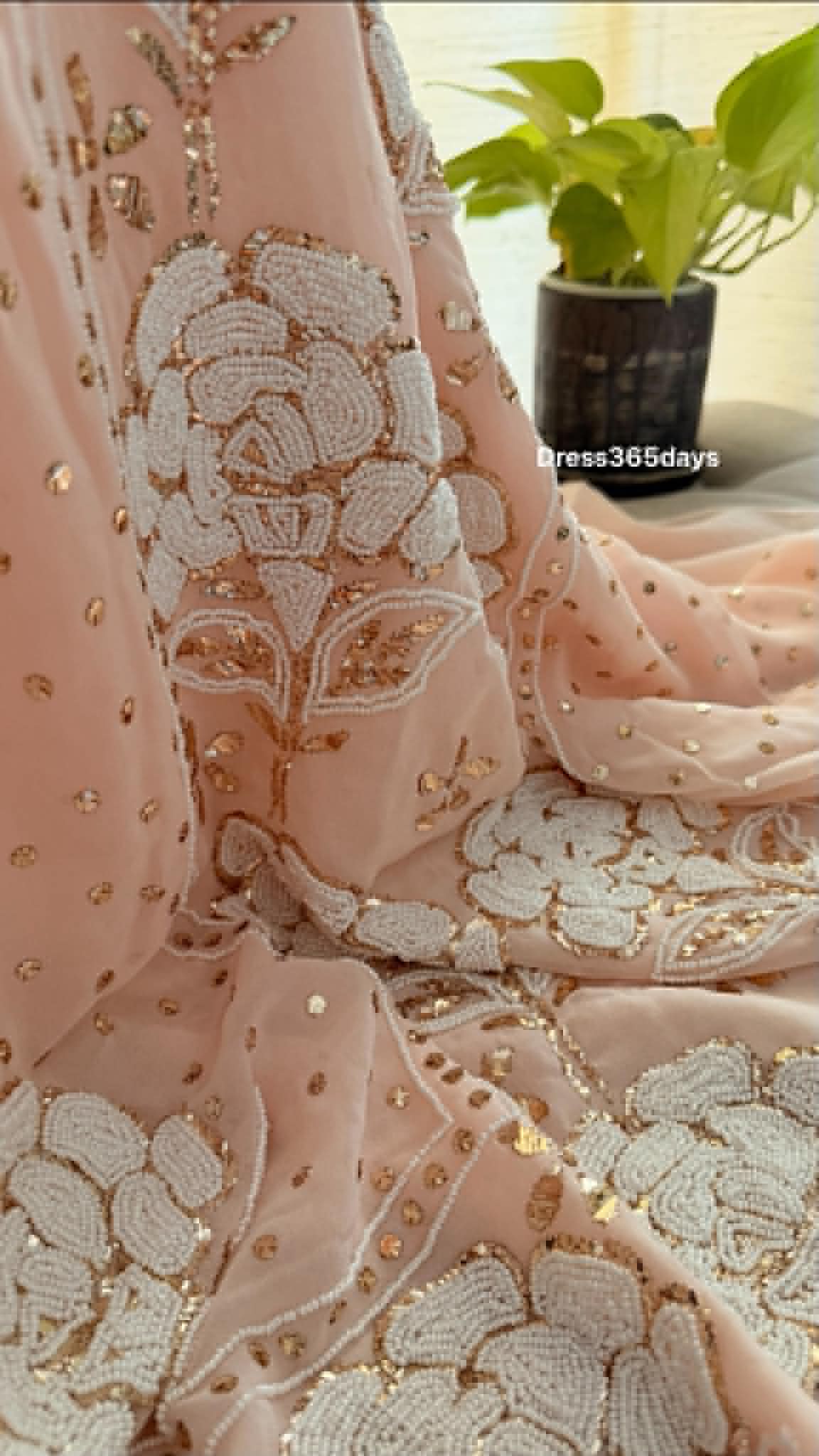 Masterpiece Pastel Pink Kamdani & Pearl Suit - Eid Collection