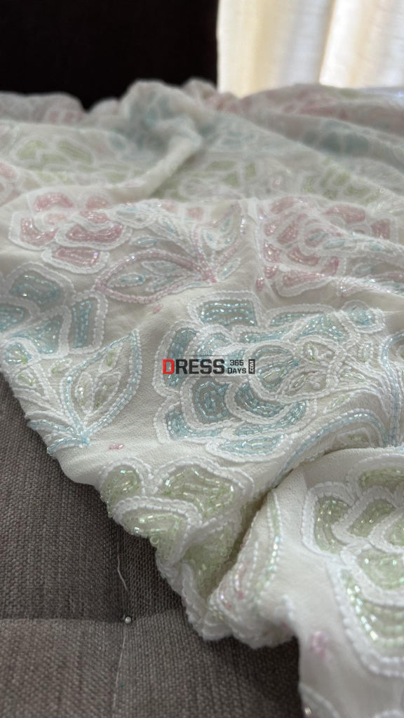Heavy Cut Dana Work Chikankari Suit (Kurta & Dupatta) Chikankari Suits