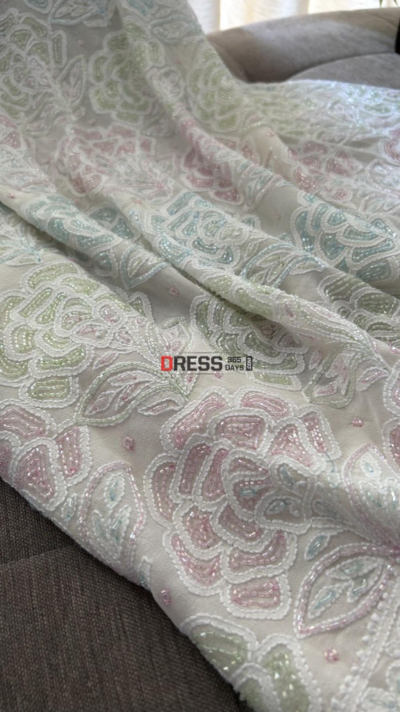 Heavy Cut Dana Work Chikankari Suit (Kurta & Dupatta) Chikankari Suits