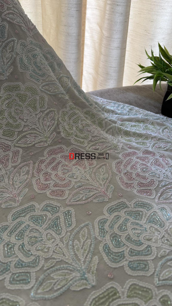Heavy Cut Dana Work Chikankari Suit (Kurta & Dupatta) Chikankari Suits
