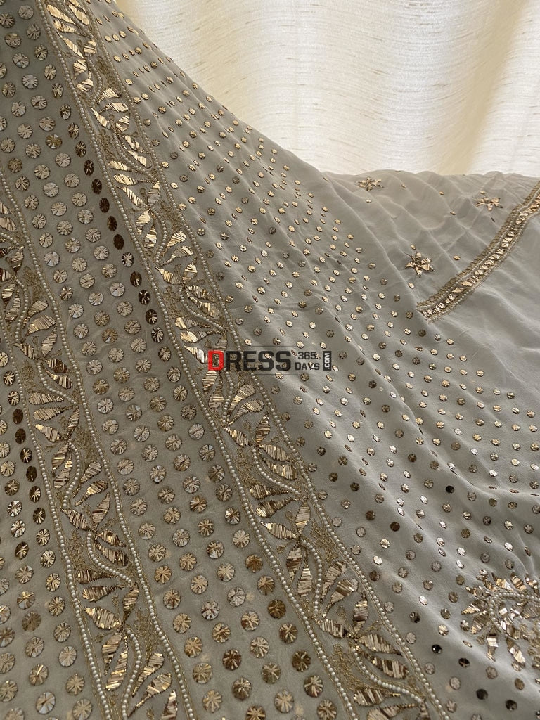 Ivory Kamdani & Pearl Suit Chikankari Suits