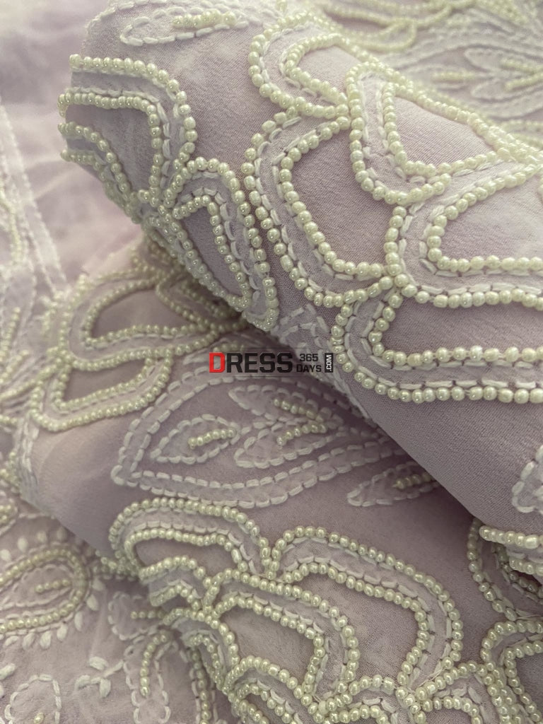 Lilac Pearl Lucknowi Chikankari Suit Suits