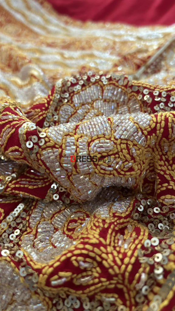 Masterpiece Cut Dana Sequin Chikankari Suit (Kurta & Dupatta) Chikankari Suits