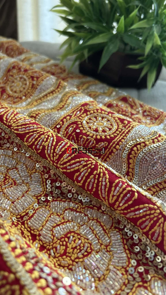 Masterpiece Cut Dana Sequin Chikankari Suit (Kurta & Dupatta) Chikankari Suits