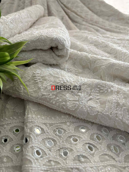 Masterpiece Cutdana Chikankari Lehenga Set Chikankari Lehenga