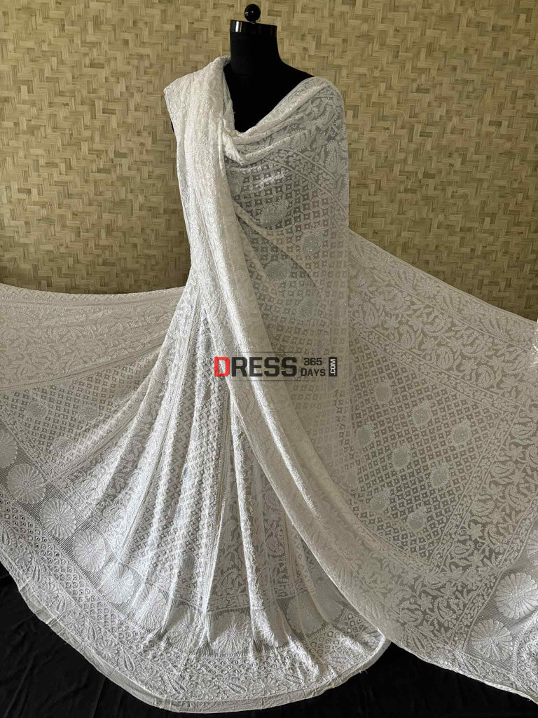 Masterpiece Cutdana Chikankari Lehenga Set Chikankari Lehenga