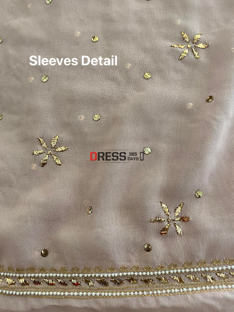 Masterpiece Pastel Pink Kamdani & Pearl Suit Chikankari Suits