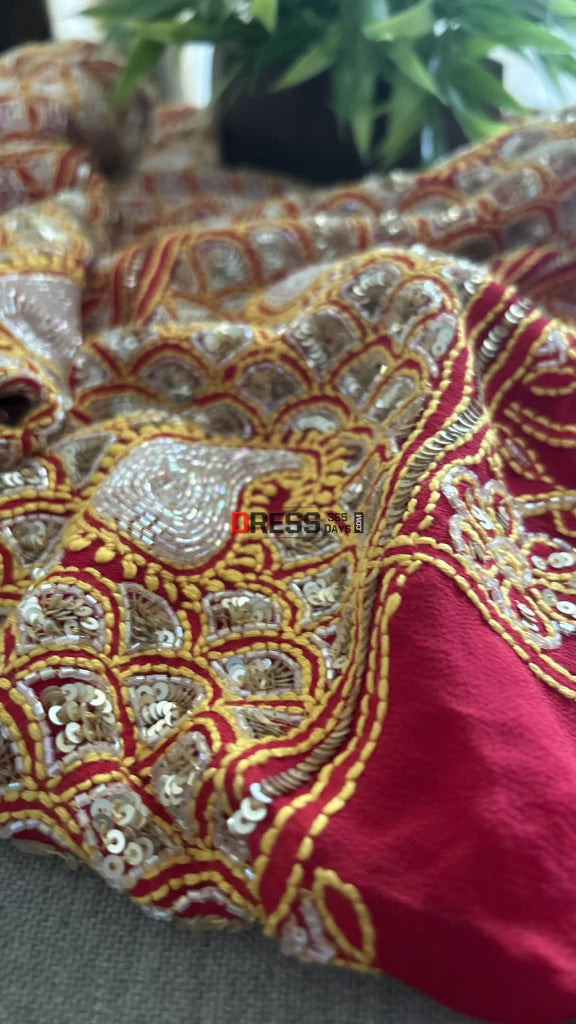 Mssterpiece Cut Dana Sequin Chikankari Suit (Kurta & Dupatta) Chikankari Suits