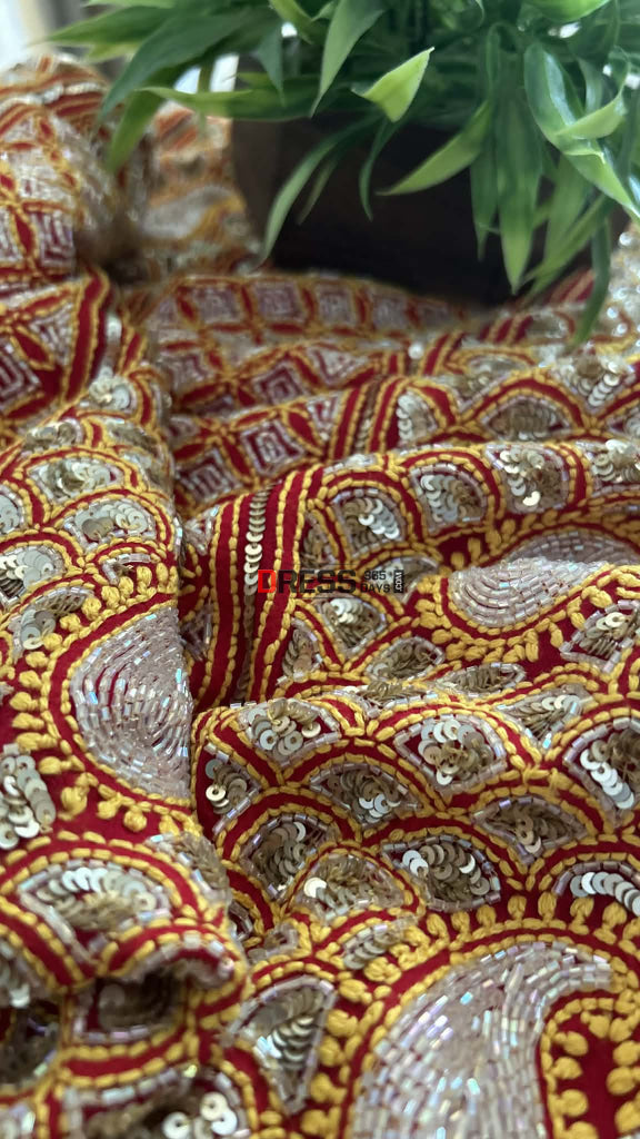 Mssterpiece Cut Dana Sequin Chikankari Suit (Kurta & Dupatta) Chikankari Suits