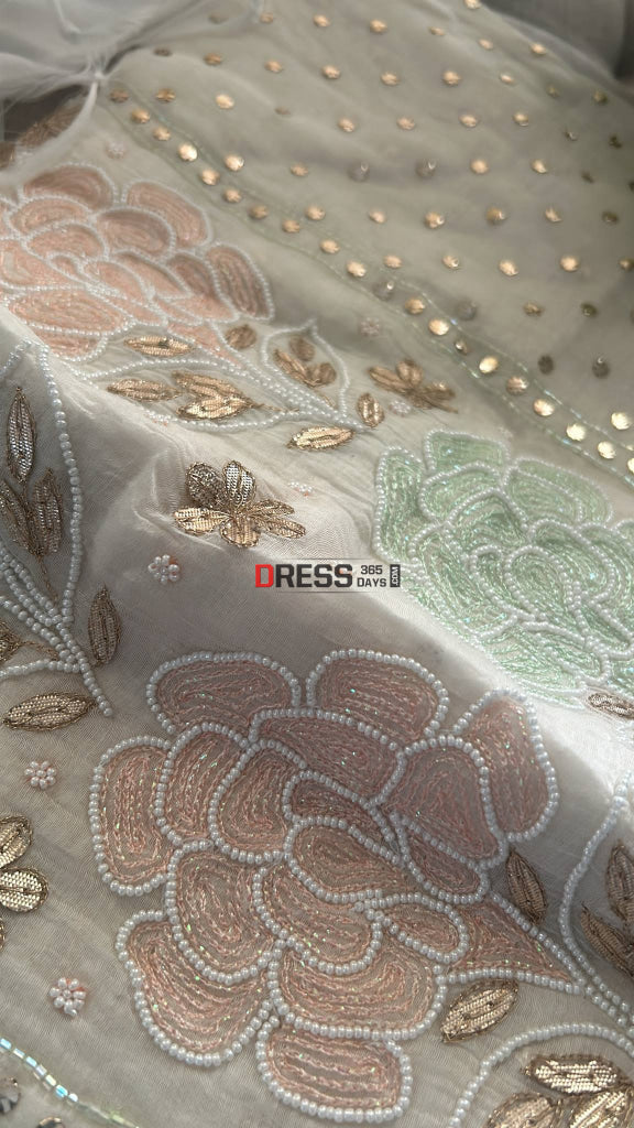 Mul Chanderi Cut Dana Mukaish & Gota Patti Kurta Dupatta Set Chikankari Suits