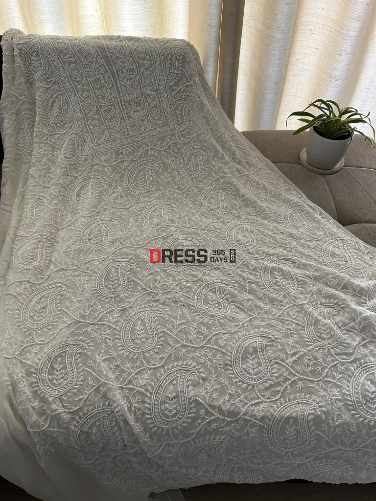 Pearl Chikankari Pure Georgette Suit Suits
