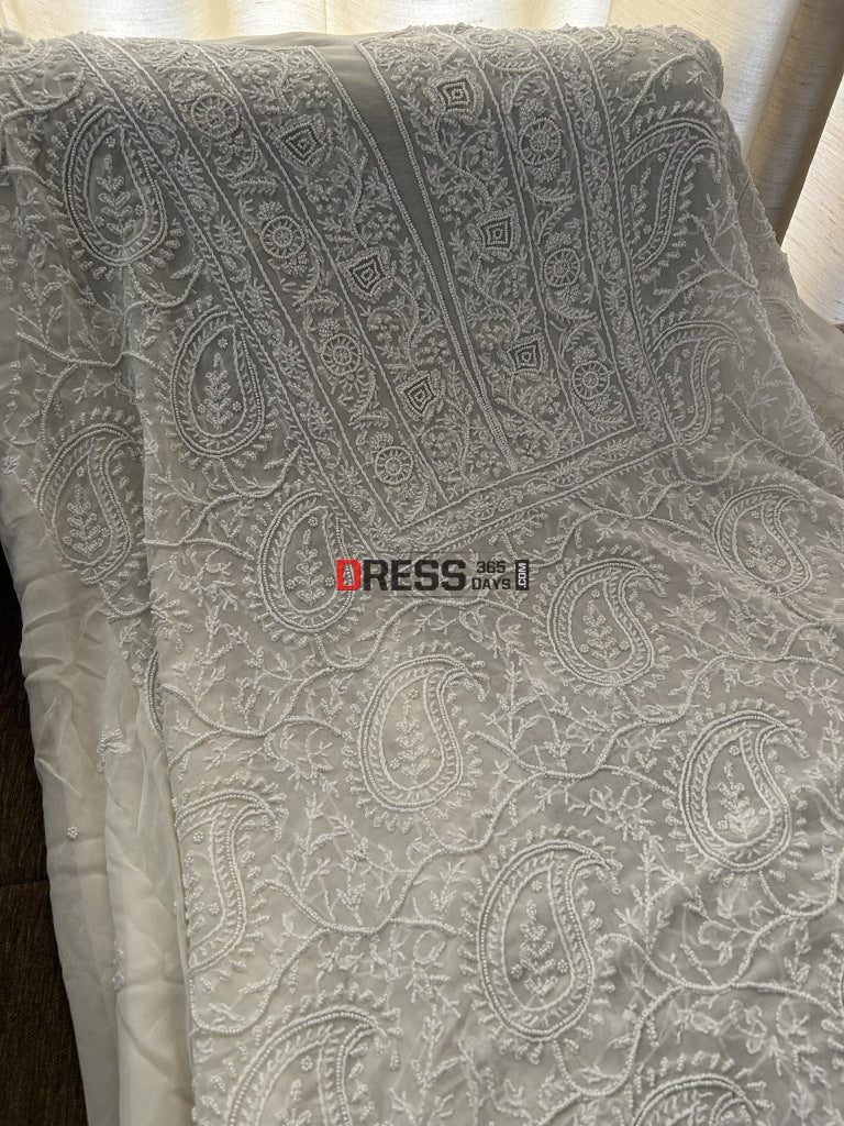 Pearl Chikankari Pure Georgette Suit Suits