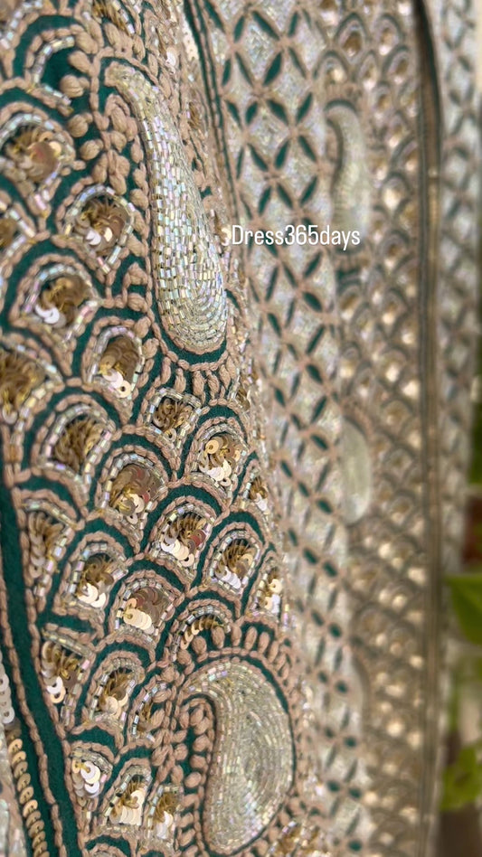 Masterpiece Cut Dana Sequin Chikankari Suit (Kurta & Dupatta)