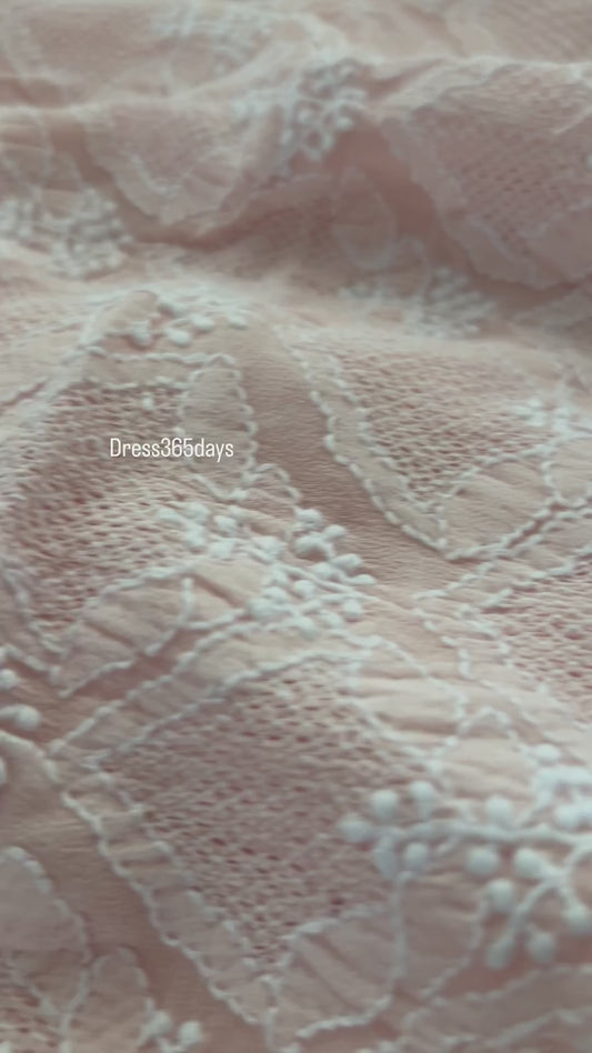 Pastel Pink Hand Jaali Chikankari Suit