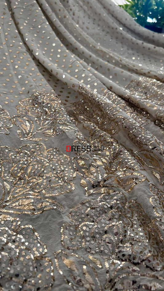 Pure Georgette Kamdani Anarkali Kamdani Anarkali