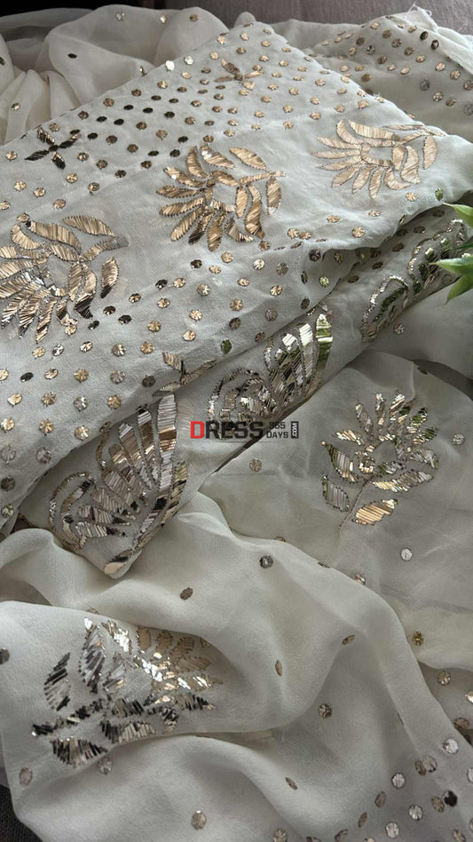 Pure Georgette Kamdani Anarkali Kamdani Anarkali