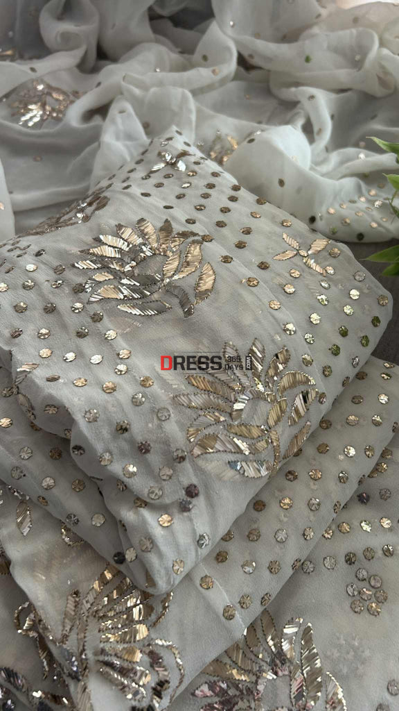 Pure Georgette Kamdani Anarkali Kamdani Anarkali