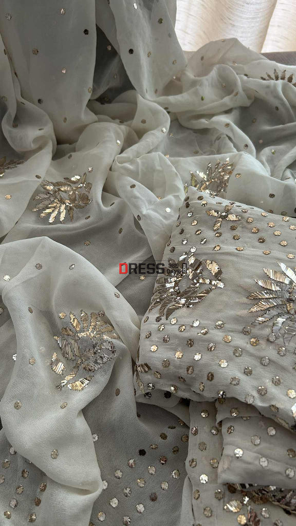 Pure Georgette Kamdani Anarkali Kamdani Anarkali