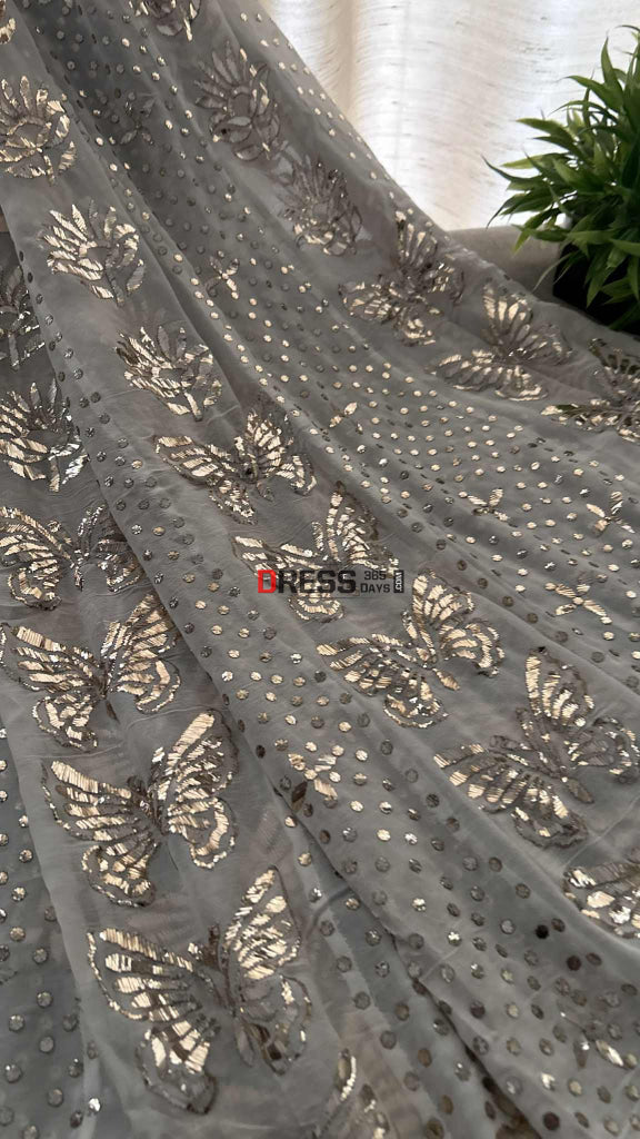 Pure Georgette Kamdani Anarkali Kamdani Anarkali