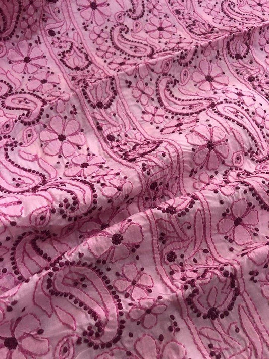Chikan fabric