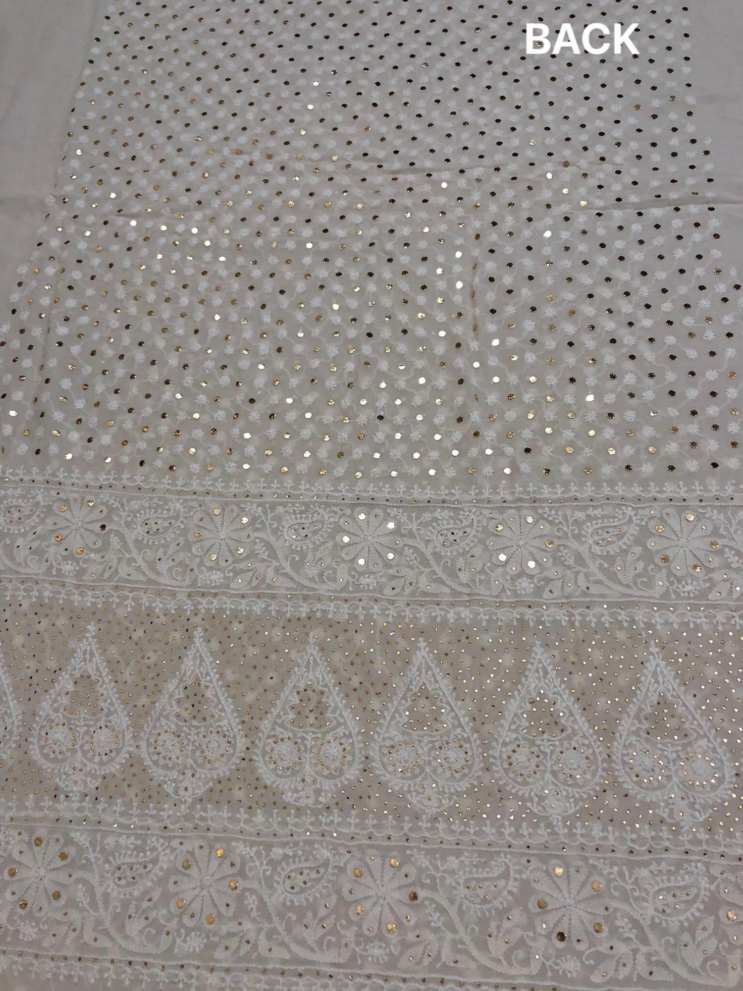 All Over Front and Back Chikankari Suit with Embroidered Dupatta - Dress365days