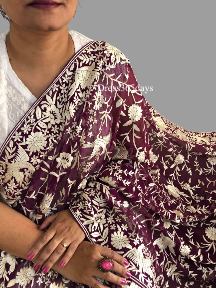 Dress 365 days Parsi Gara Dupatta