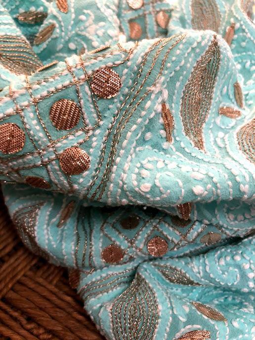 Gota Patti Chikankari Suit - Dress365days