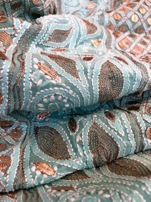 Gota Patti Chikankari Suit - Dress365days