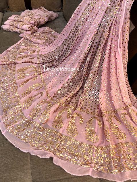 Masterpiece Ring Mukaish Lehenga Set - Dress365days