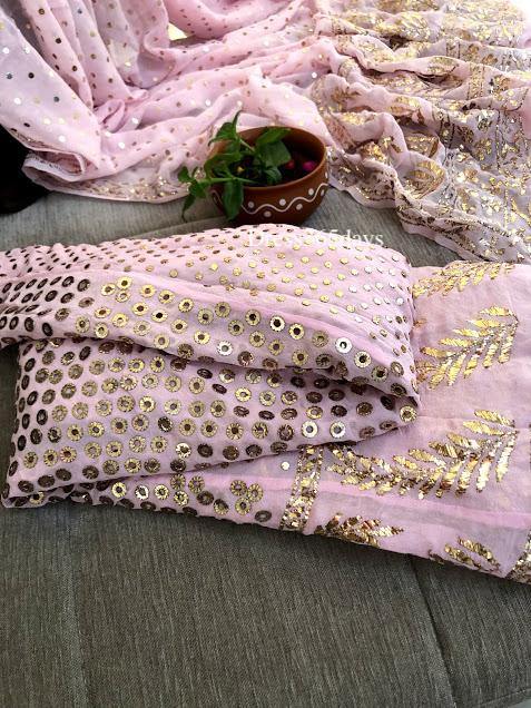 Masterpiece Ring Mukaish Lehenga Set - Dress365days