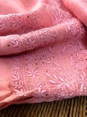Fine Chanderi Mukaish Chikankari Suit - Dress365days