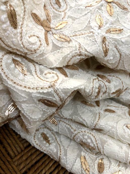 Gota Patti Chikankari Dupatta - Dress365days
