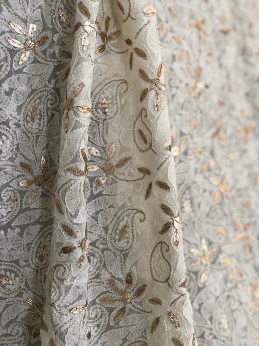 Gota Patti Chikankari Dupatta - Dress365days