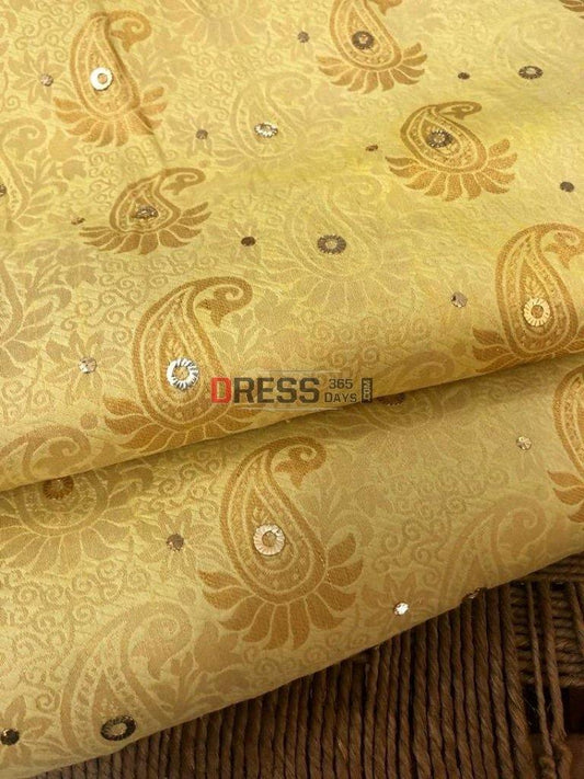 Aari Zari Mukaish Saree Chikankari