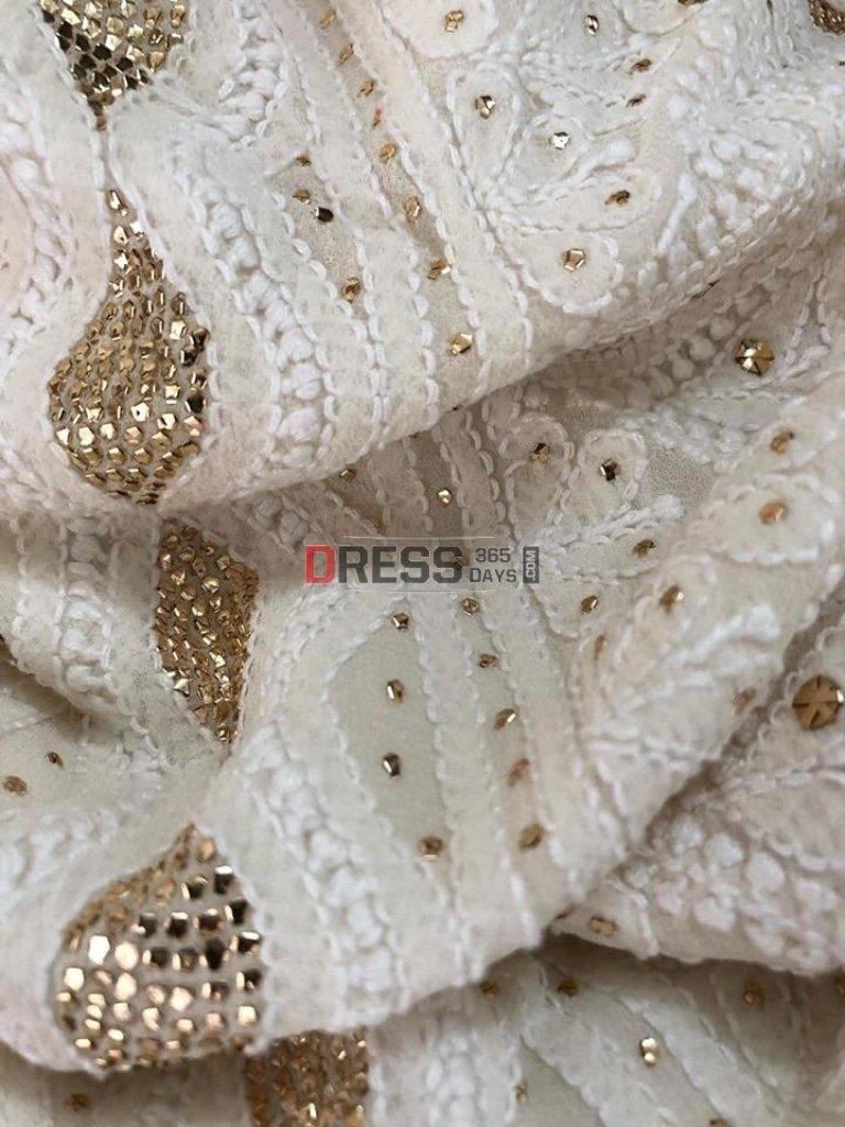 All Over Back And Front Mukaish Chikankari Suit Suits