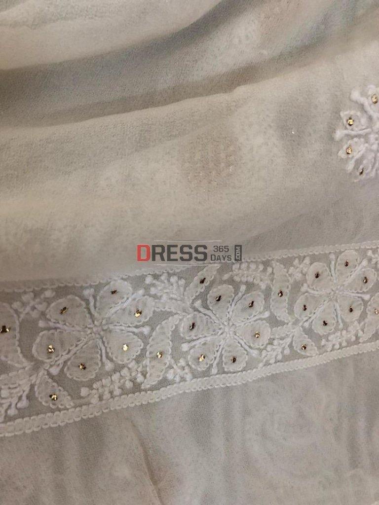 All Over Back And Front Mukaish Chikankari Suit Suits