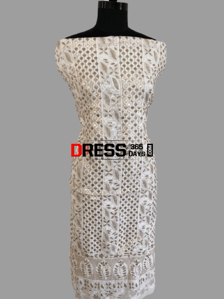 All Over Front and Back Chikankari Gota Patti Suit - Dress365days