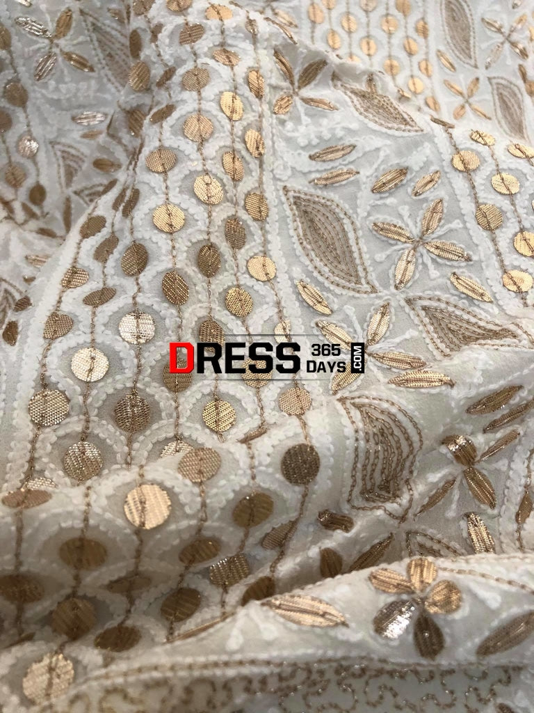 All Over Front And Back Chikankari Gota Patti Suit Suits