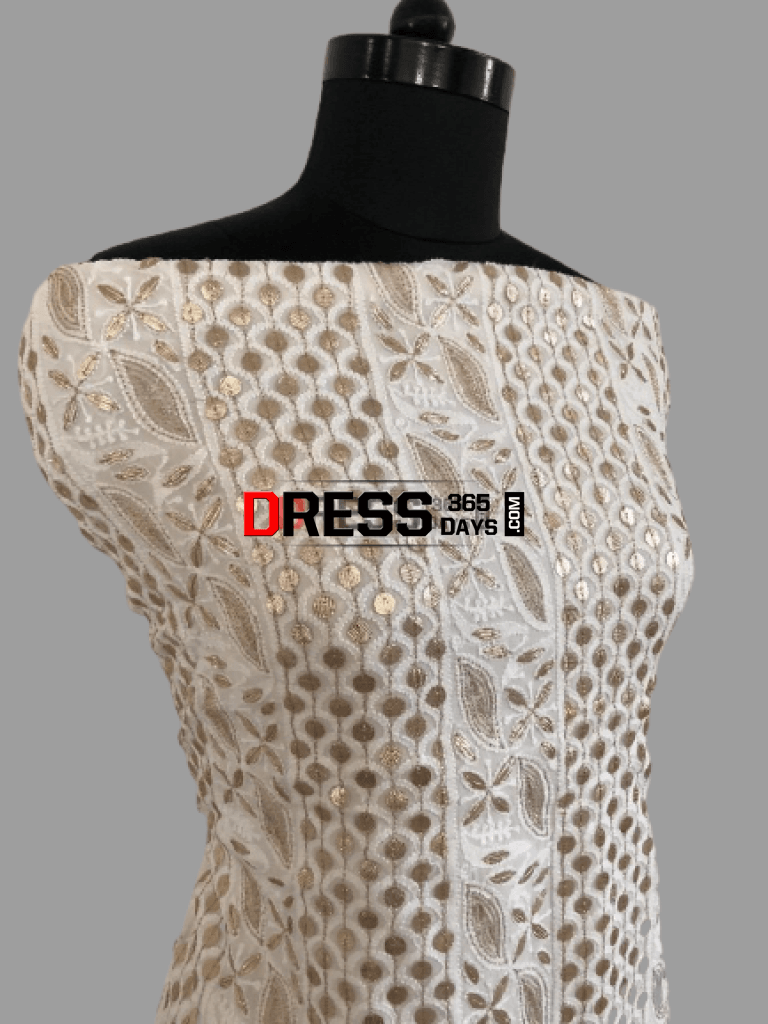 All Over Front and Back Chikankari Gota Patti Suit - Dress365days
