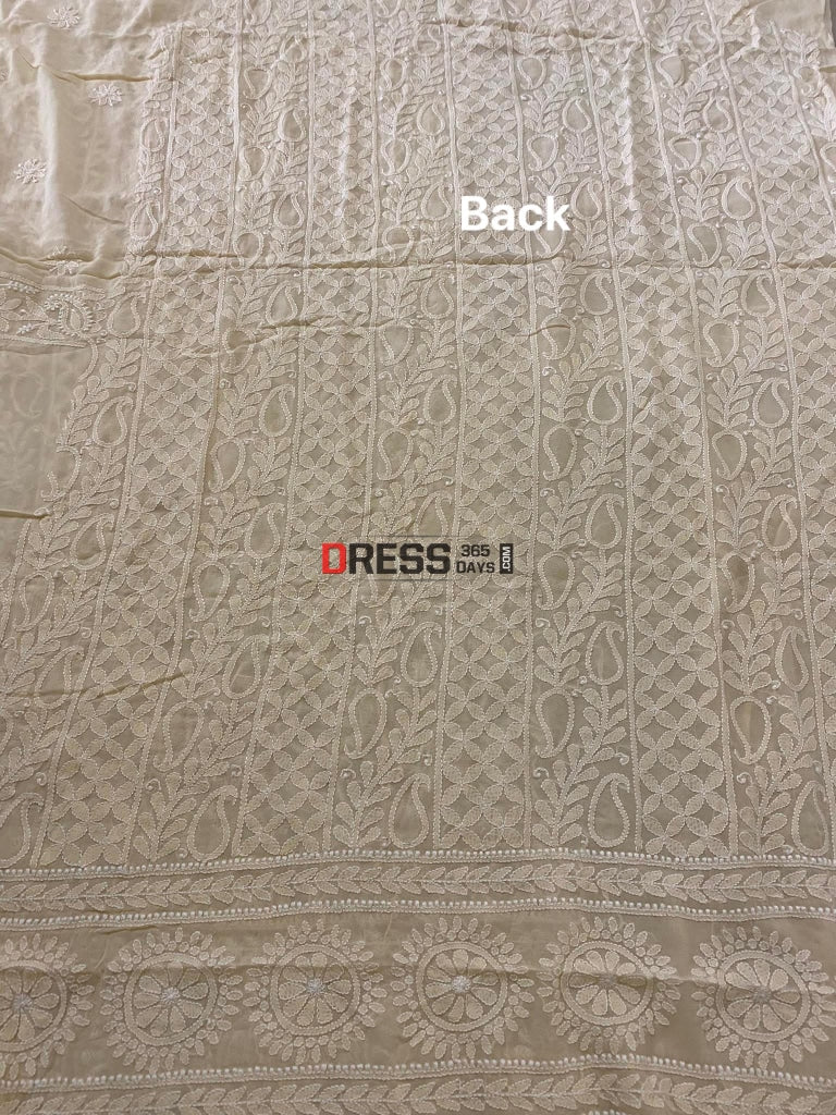 All Over Front And Back Lucknowi Chikankari Suit Suits
