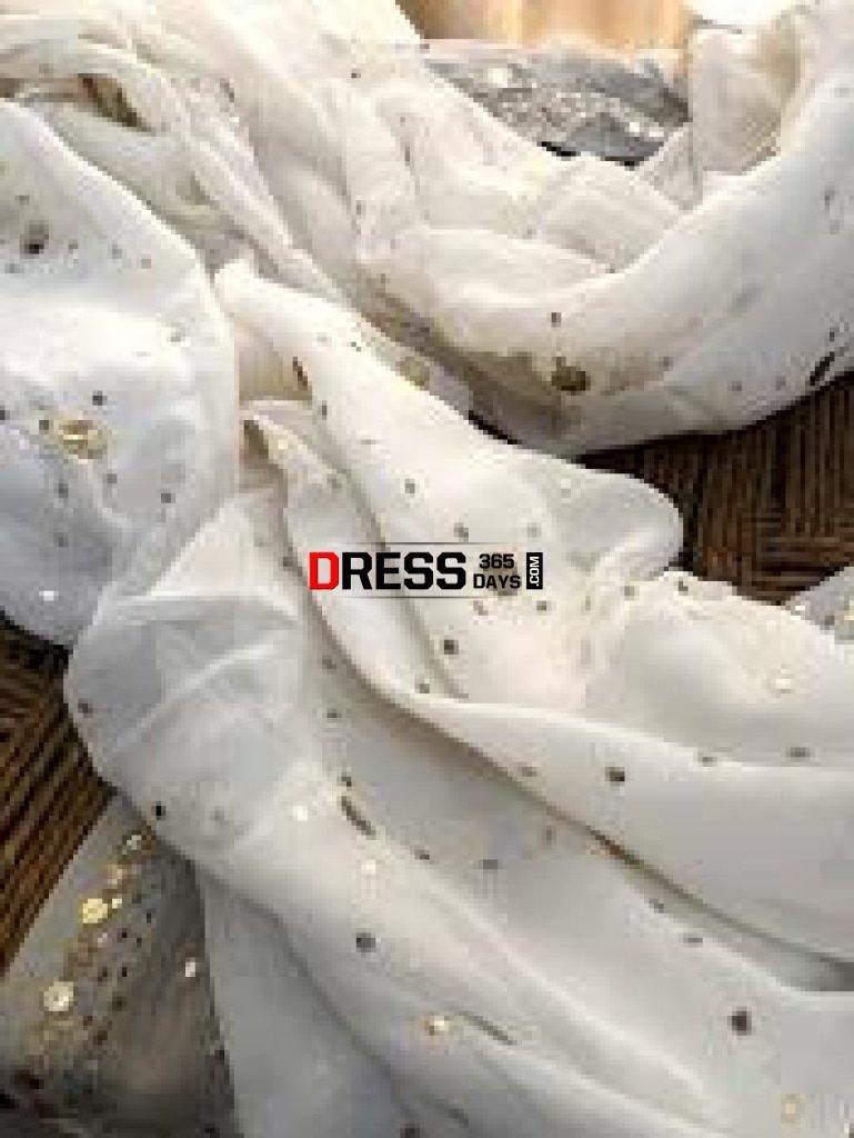 All Over Mukaish Dupatta Chikankari