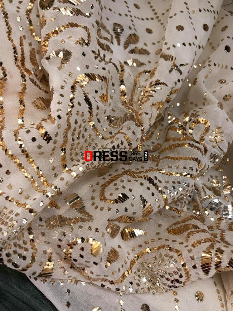 All Over Mukaish Suit Chikankari Suits