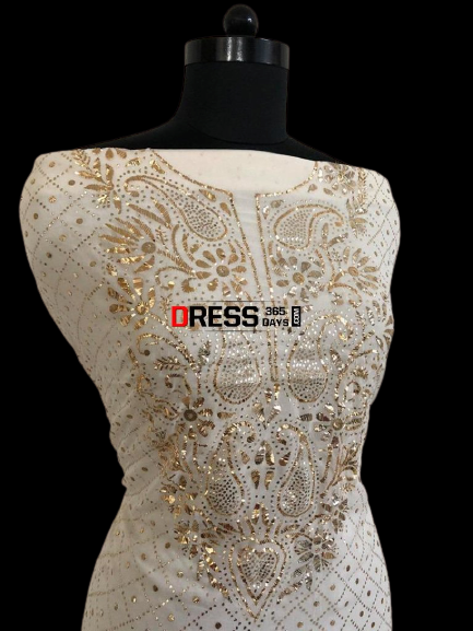 Ivory All Over Kamdani Suit