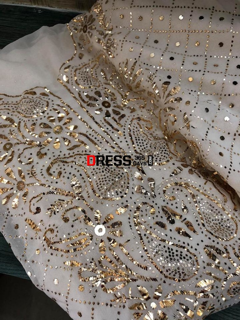 All Over Mukaish Suit Chikankari Suits