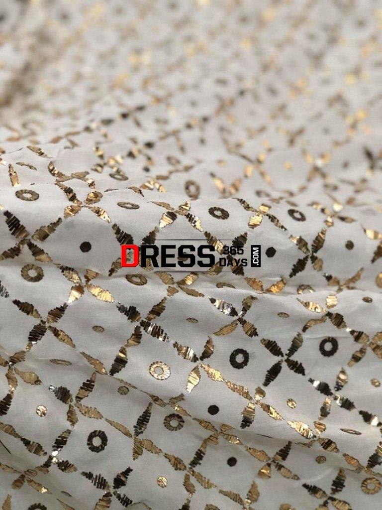 All Over Mukaish Work Suit Chikankari Suits