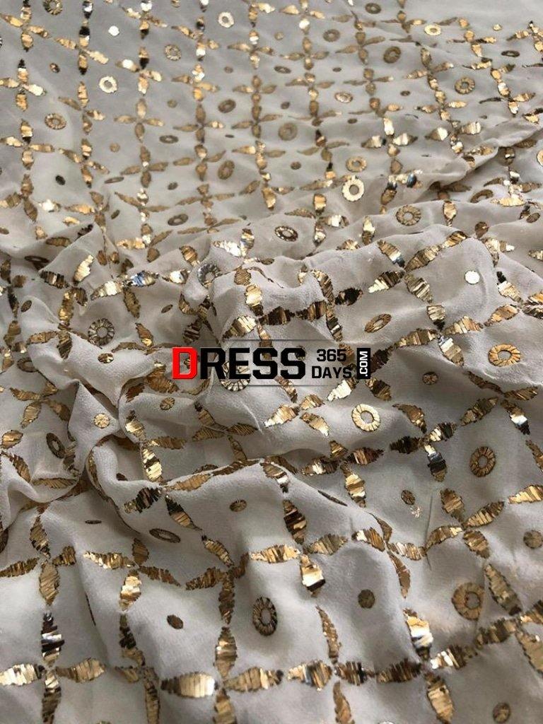 All Over Mukaish Work Suit Chikankari Suits