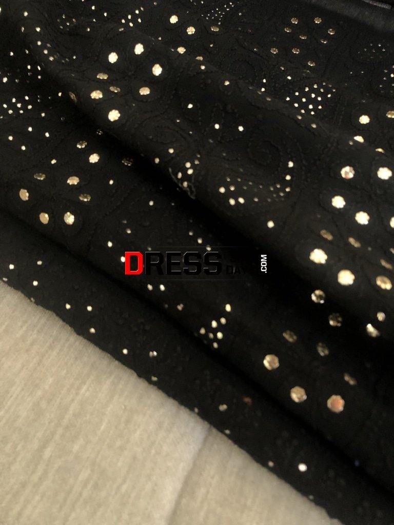 Black Kamdani Chikankari Suit Suits