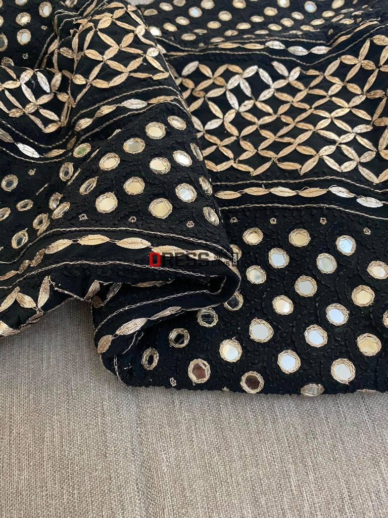 Black Mirror & Gota Patti Chikankari Anarkali