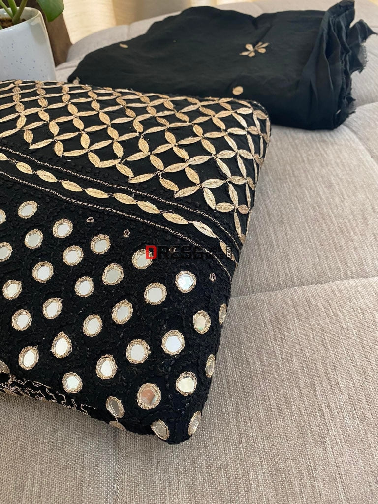 Black Mirror & Gota Patti Chikankari Anarkali